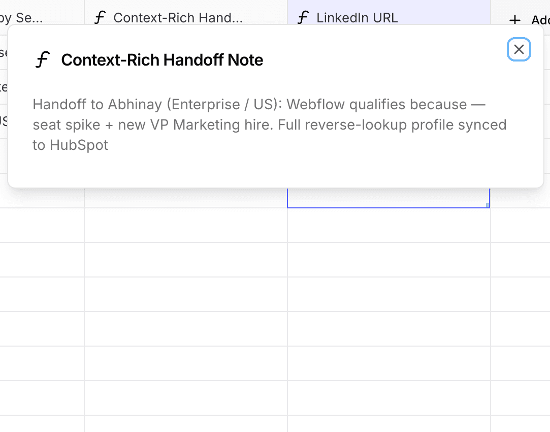 From a scored signup to a warm conversation workflow in Bitscale