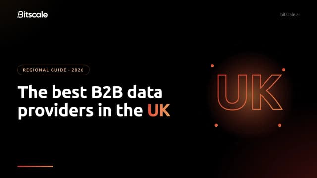 The best B2B data providers and databases in the UK (2026)