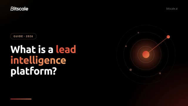 What is a lead intelligence platform? The 8 best options in 2026