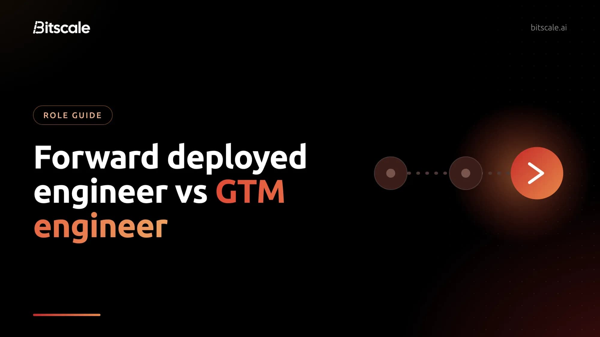 Forward deployed engineer vs. GTM engineer, a Bitscale guide to the two engineering roles closest to revenue