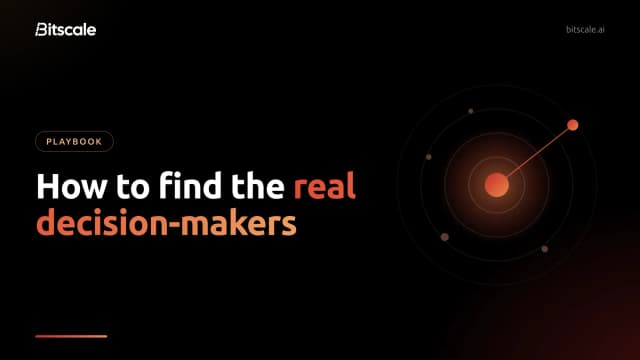 How to find the decision-makers in a company: a 2026 playbook