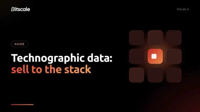 What is technographic data? How B2B teams sell to the stack