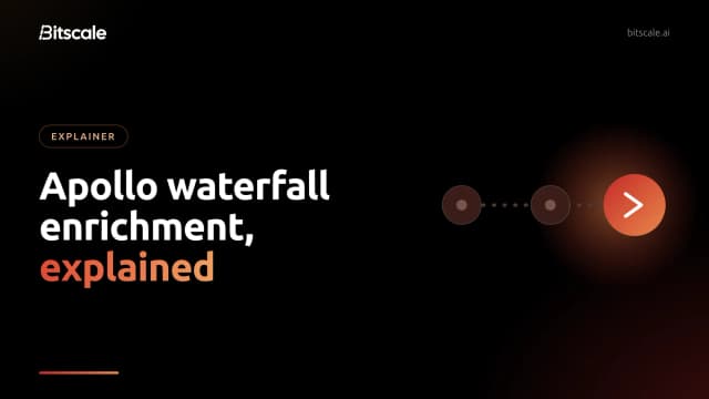 Apollo waterfall enrichment: how it works, what it costs, and when it's enough