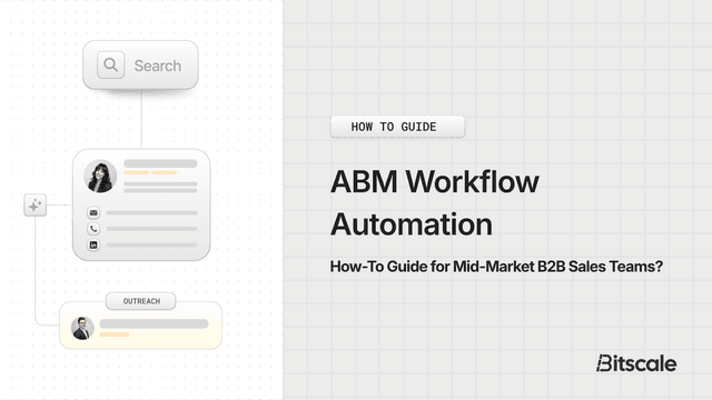ABM Workflow Automation: How-To Guide for Mid-Market B2B Sales Teams?