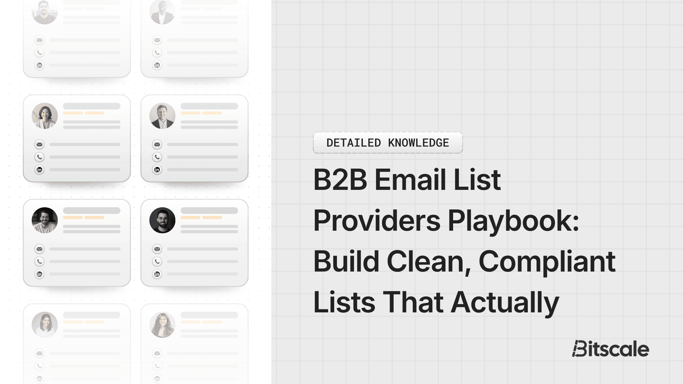 B2B Email List Providers Playbook: Build Clean, Compliant Lists That Actually Convert