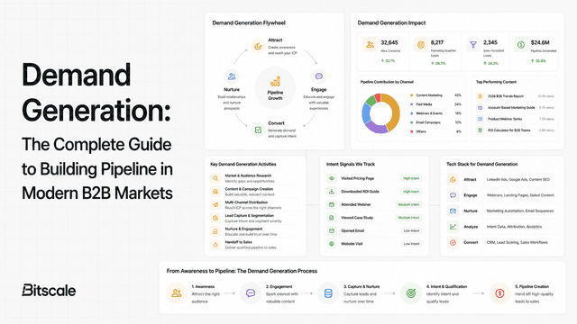 Demand Generation: The Complete Guide to Building Pipeline in Modern B2B Markets